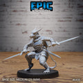 #6435 - Figurine Kobold Vagabond Swords en résine pour JDR