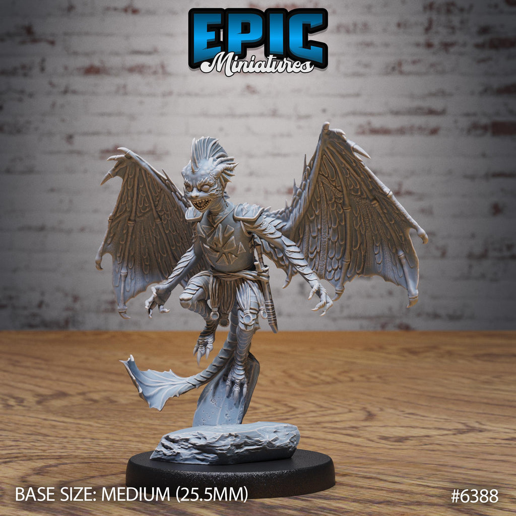 #6388 - Figurine JDR Draxie Dragon Pixie Flying pour jeu de rôle - Imprimée en résine - Échelle 32mm - Epic Miniature