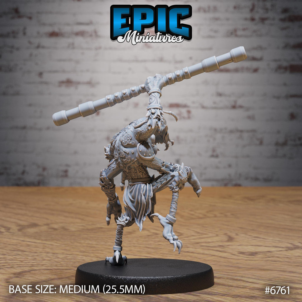 #6759 - Figurine JDR Insectoid Monk pour jeu de rôle - Imprimée en résine - Échelle 32mm - Epic Miniature