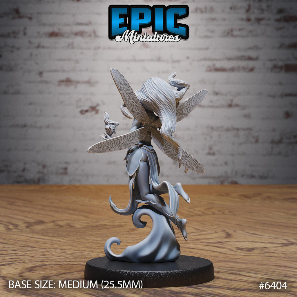 Figurine JDR Trikster Fey pour jeu de rôle - Imprimée en résine - Échelle 32mm - Epic Miniature