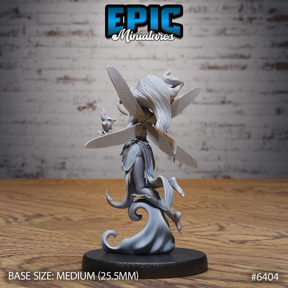 Figurine JDR Trikster Fey pour jeu de rôle - Imprimée en résine - Échelle 32mm - Epic Miniature