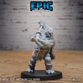 #6737 - Figurine Turtlefolk Grave Robber Attack en résine pour JDR