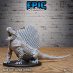 #6777 - Dimetrodon RPG Miniature for role-playing games - Resin printed - 32mm scale - Epic Miniature