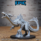 Figurine JDR Emerald Guard Drake pour jeu de rôle - Imprimée en résine - Échelle 32mm - Epic Miniature