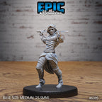 Figurine JDR Woodmask Assasin pour jeu de rôle - Imprimée en résine - Échelle 32mm - Epic Miniature