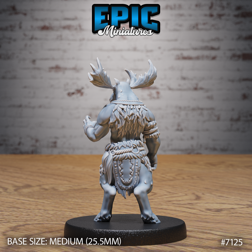 #7125 - Figurine Deer Folk Berserk en résine pour JDR