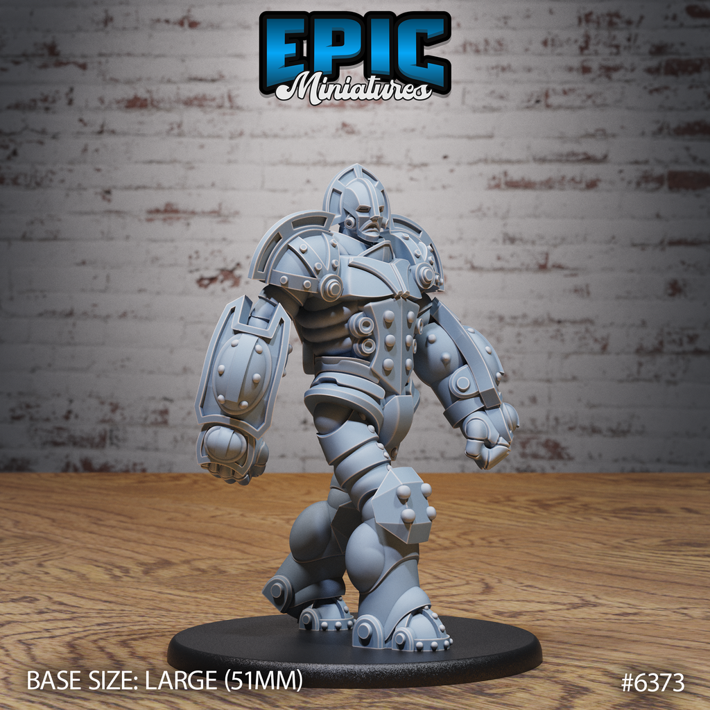 #6373 - Figurine Mechanus Guard en résine pour JDR