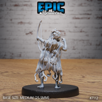 #7112 - Figurine Dryad Shooting en résine pour JDR