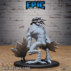 #7108 - Figurine Pincer Owl Beast en résine pour JDR