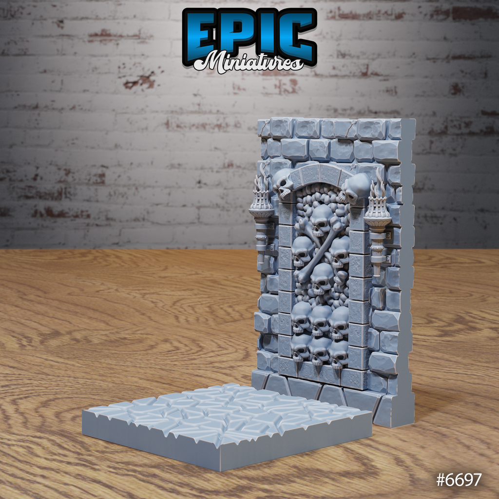 #6697h - Resin Lich Crypt Environment Figurine for TTRPG