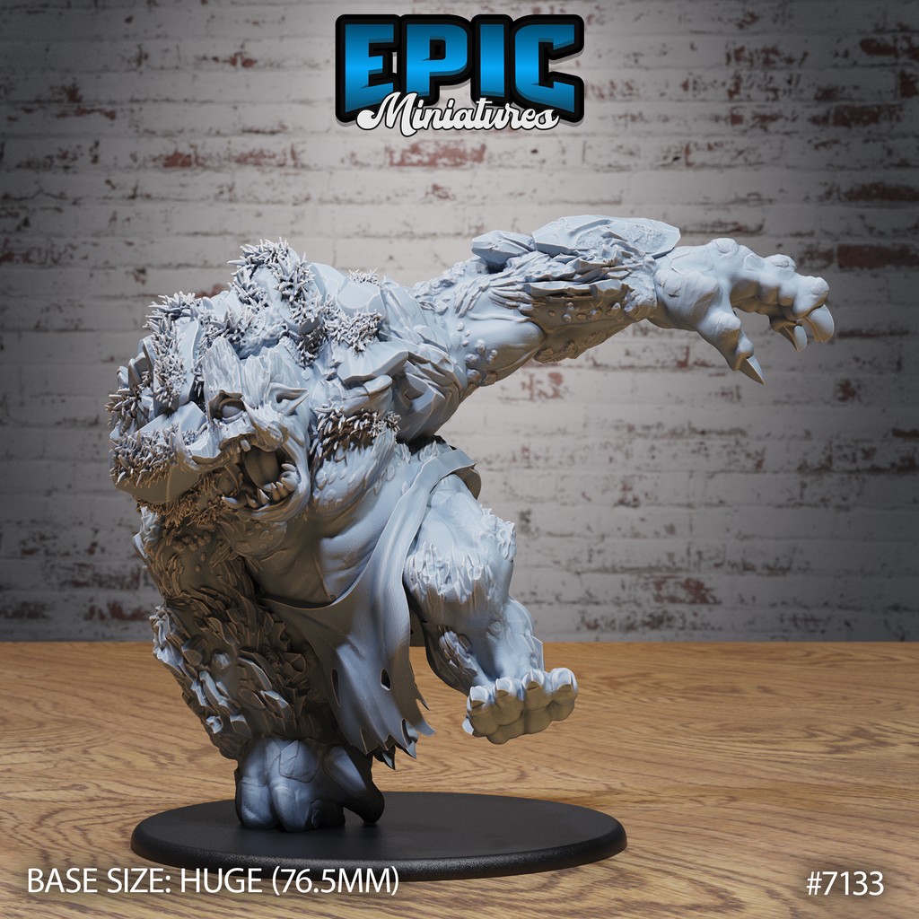 #7133 - Figurine Nature Troll Jump en résine pour JDR