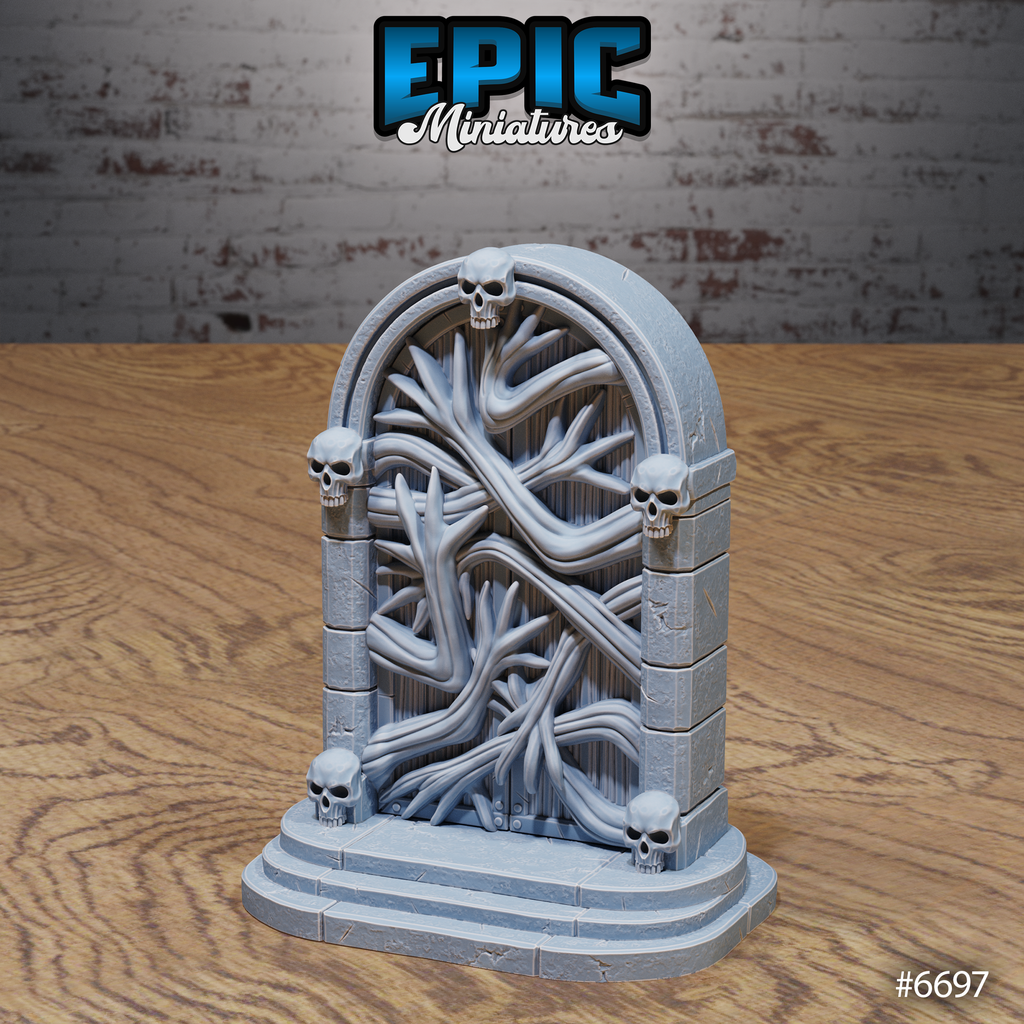 #6697b - Resin Lich Crypt Environment miniature for RPG