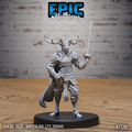 #7126 - Figurine Deer Folk Musketer en résine pour JDR