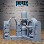 #6329j - Figurine Laboratory Walls & Tiles en résine pour JDR