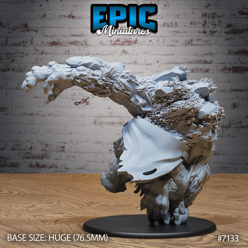 #7133 - Figurine Nature Troll Jump en résine pour JDR