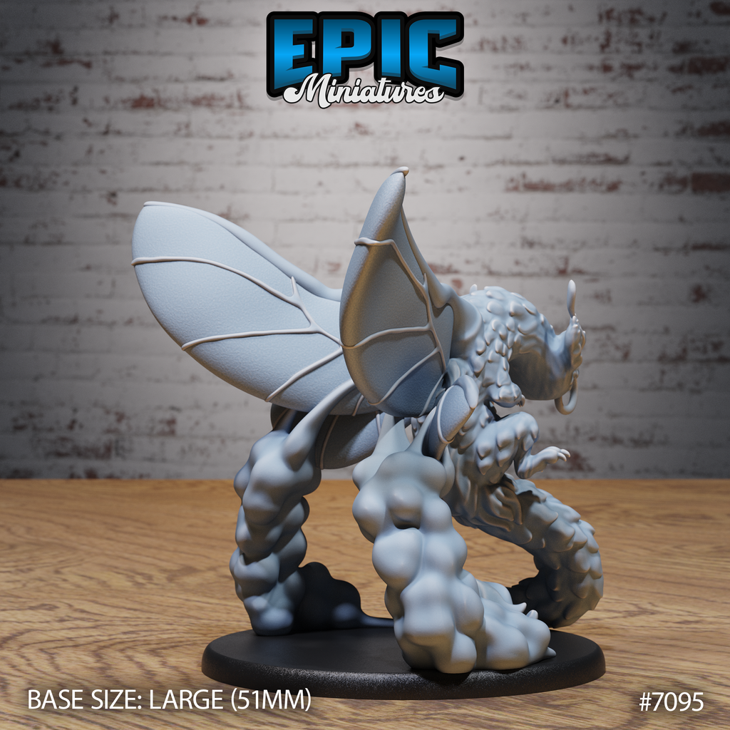 #7095 - Figurine Fairy Dragon Flying en résine pour JDR