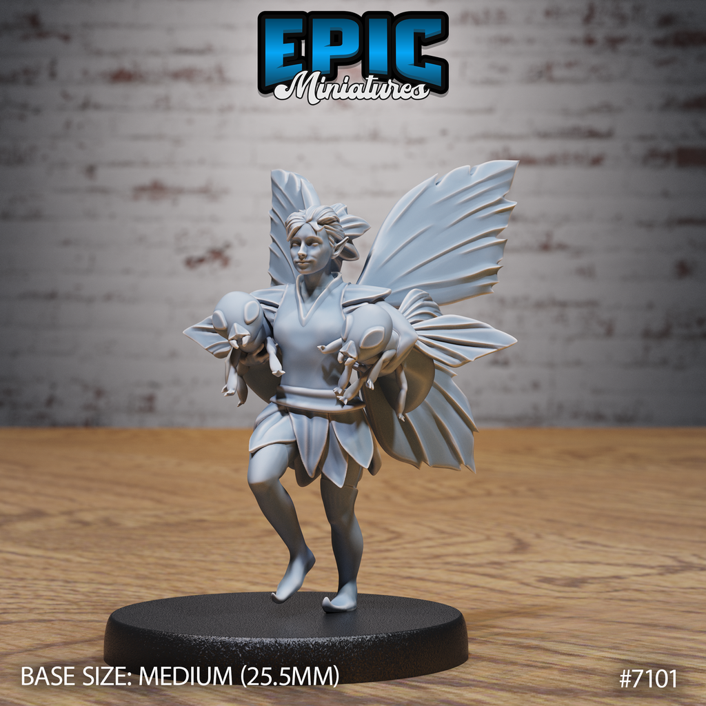 #7101 - Figurine Fey Folk Farmer en résine pour JDR