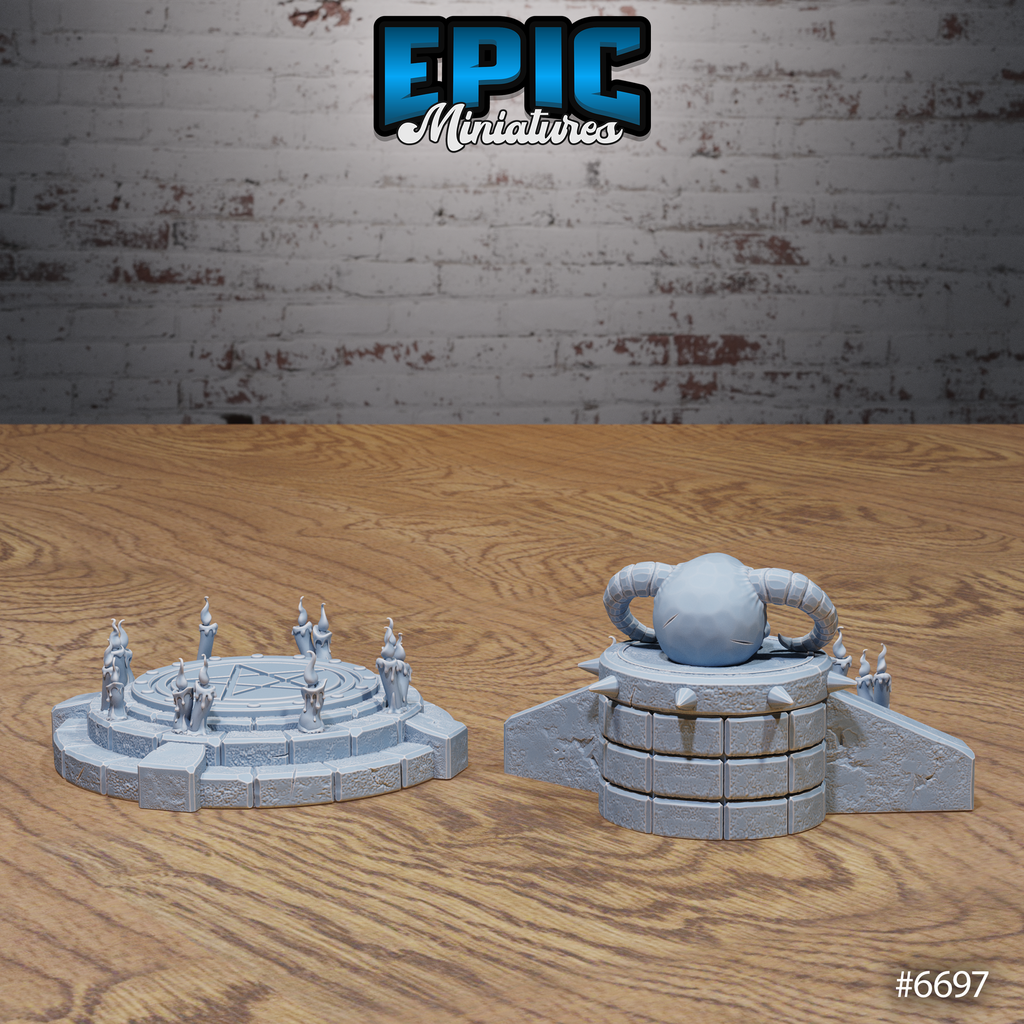 #6697e - Figurine Lich Crypt Environment en résine pour JDR