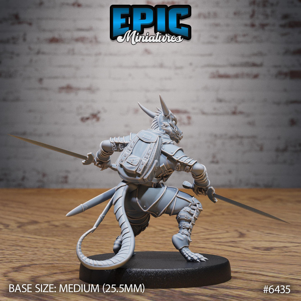 #6435 - Figurine Kobold Vagabond Swords en résine pour JDR