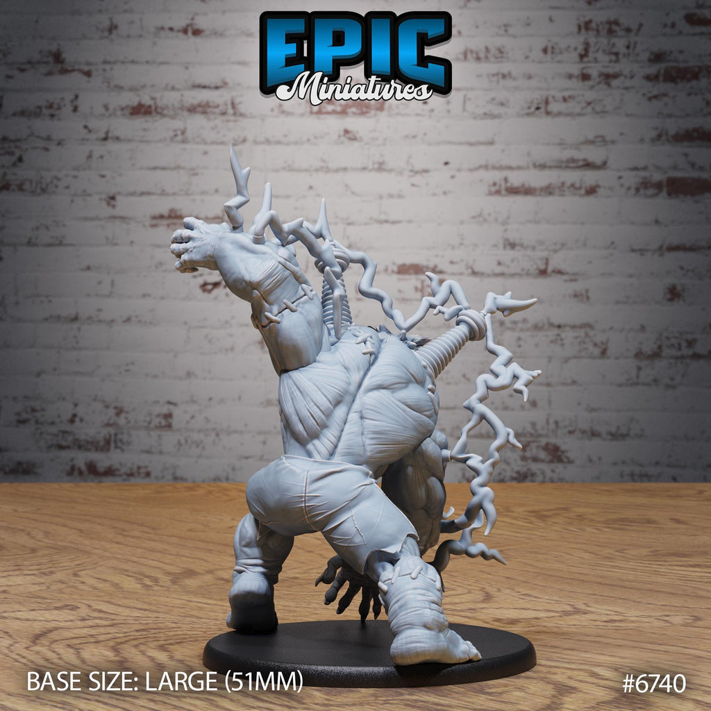 #6740 - Figurine Electric Frankenstein Attack en résine pour JDR