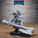 Figurine JDR Baby Minotaur pour jeu de rôle - Imprimée en résine - Échelle 32mm - Epic Miniature