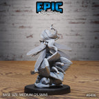 Figurine JDR Trikster Fey pour jeu de rôle - Imprimée en résine - Échelle 32mm - Epic Miniature