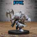 Dragonborn Rogue RPG miniature for tabletop gaming - Resin printed - 28mm and 32mm scale - Epic Miniature