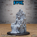 #6702 - Figurine Vecna Throne en résine pour JDR