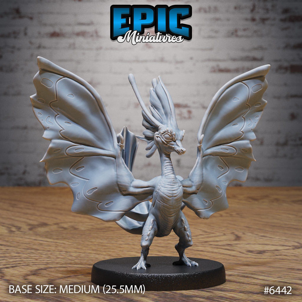#6442 - Figurine Fairy Wyvern en résine pour JDR