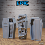#6696c - Figurine Lich Crypt Scatter en résine pour JDR
