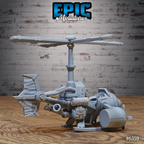 #6359 - Figurine Dwarven Helicopter en résine pour JDR
