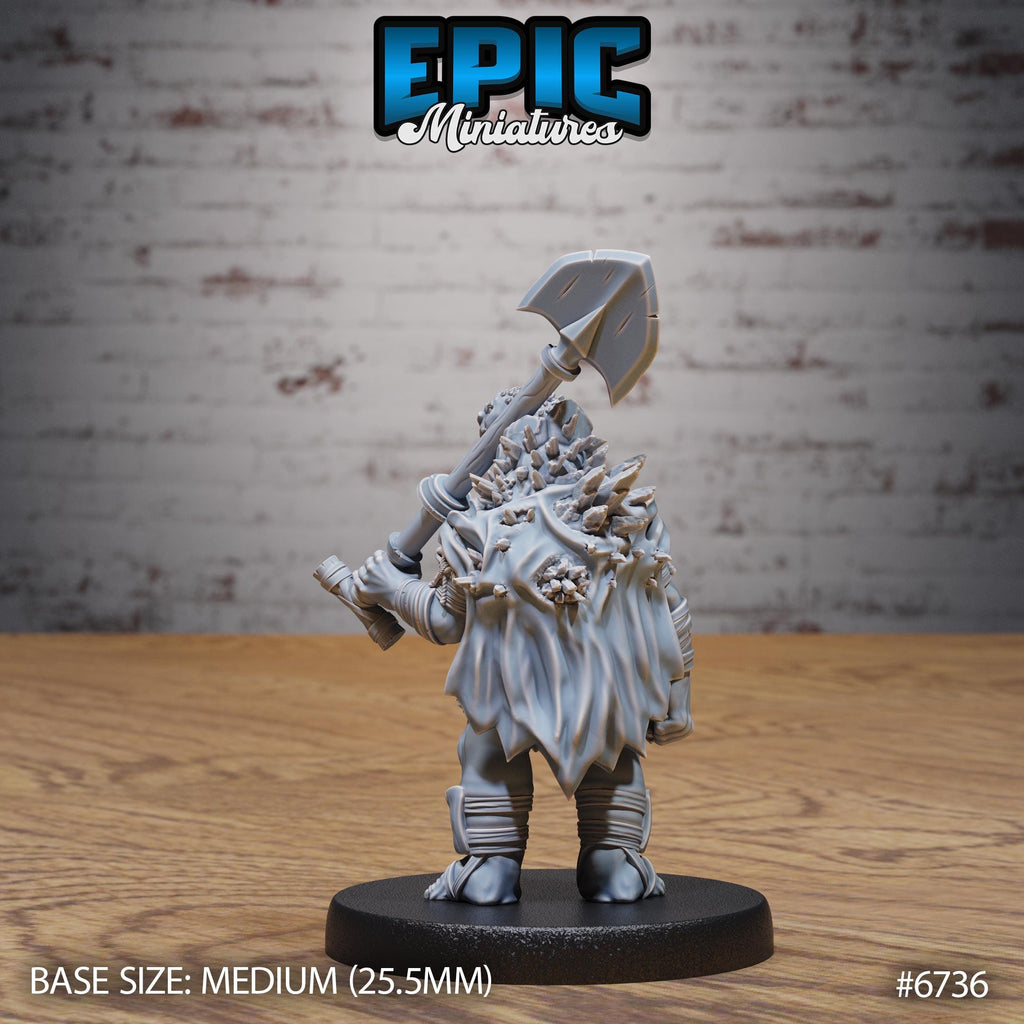 #6736 - Figurine Turtlefolk Grave Robber en résine pour JDR