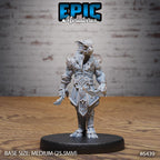 #6439 - Figurine Dragonborn Rogue en résine pour JDR