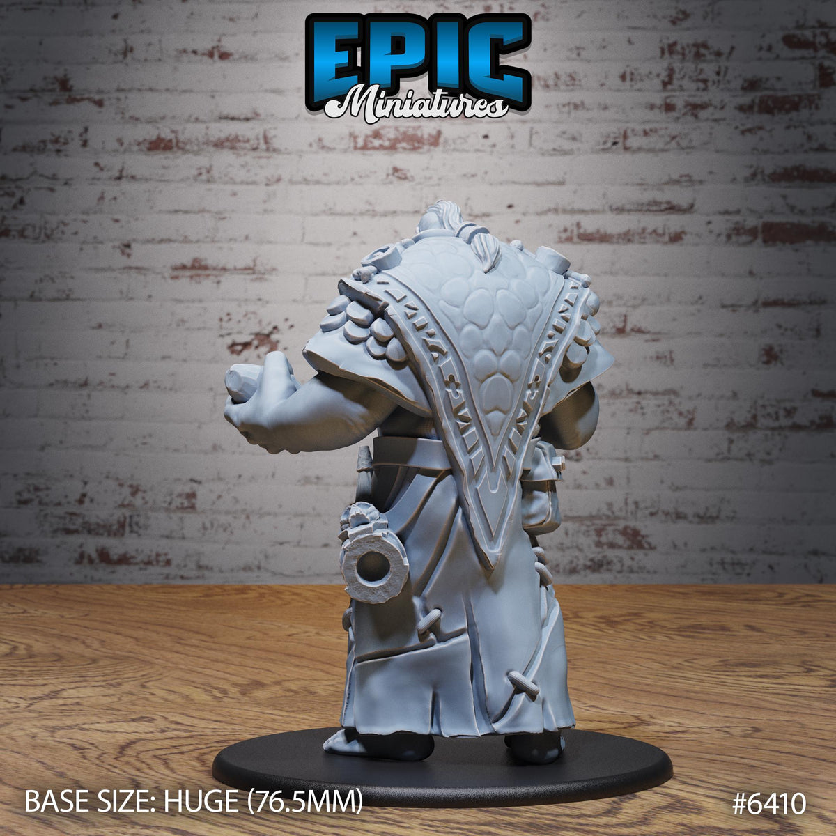 Figurine JDR Giant Shaman pour jeu de rôle - Imprimée en résine - Échelle 32mm - Epic Miniature