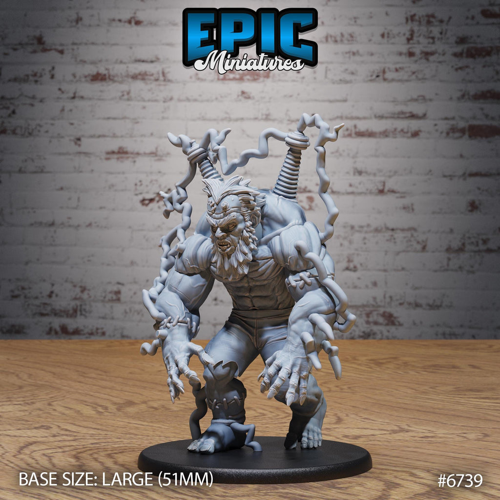 #6739 - Figurine Electric Frankenstein en résine pour JDR