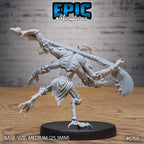 #6759 - Figurine JDR Insectoid Monk pour jeu de rôle - Imprimée en résine - Échelle 32mm - Epic Miniature
