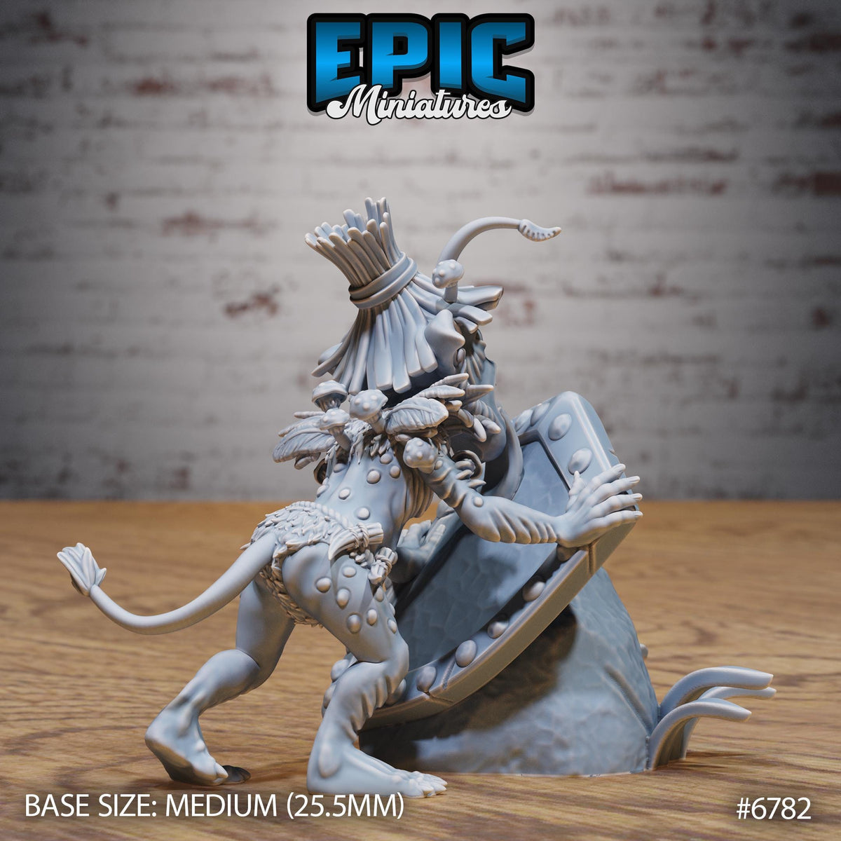 #6780 - Figurine JDR Jungle Goblin pour jeu de rôle - Imprimée en résine - Échelle 32mm - Epic Miniature