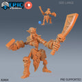 #2464 - Figurine JDR Troll Skeleton Attacking pour jeu de rôle - Imprimée en résine - Échelle 32mm - Haunting Catacombs - Epic Miniature