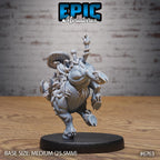 #6762 - Figurine JDR Mushroom Boar pour jeu de rôle - Imprimée en résine - Échelle 32mm - Epic Miniature