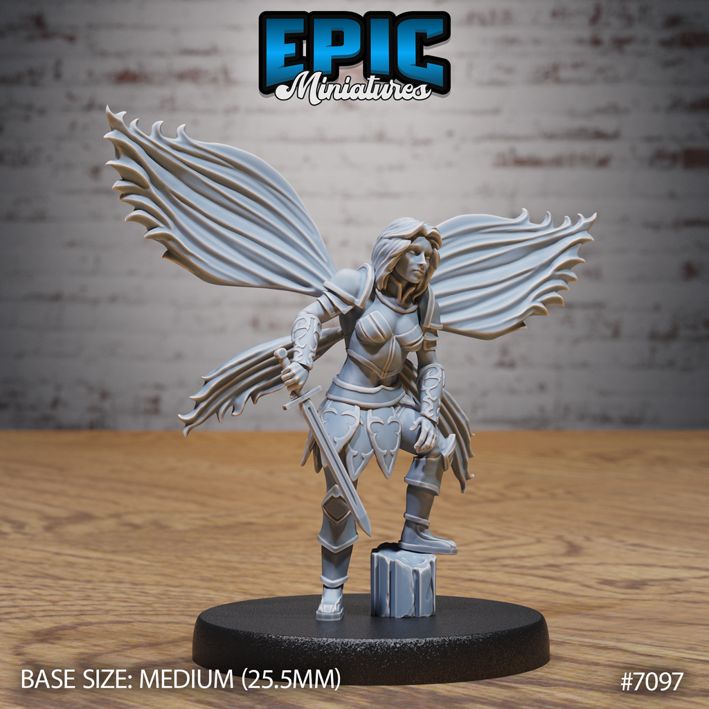 #7097 - Figurine Fey Folk Knight en résine pour JDR