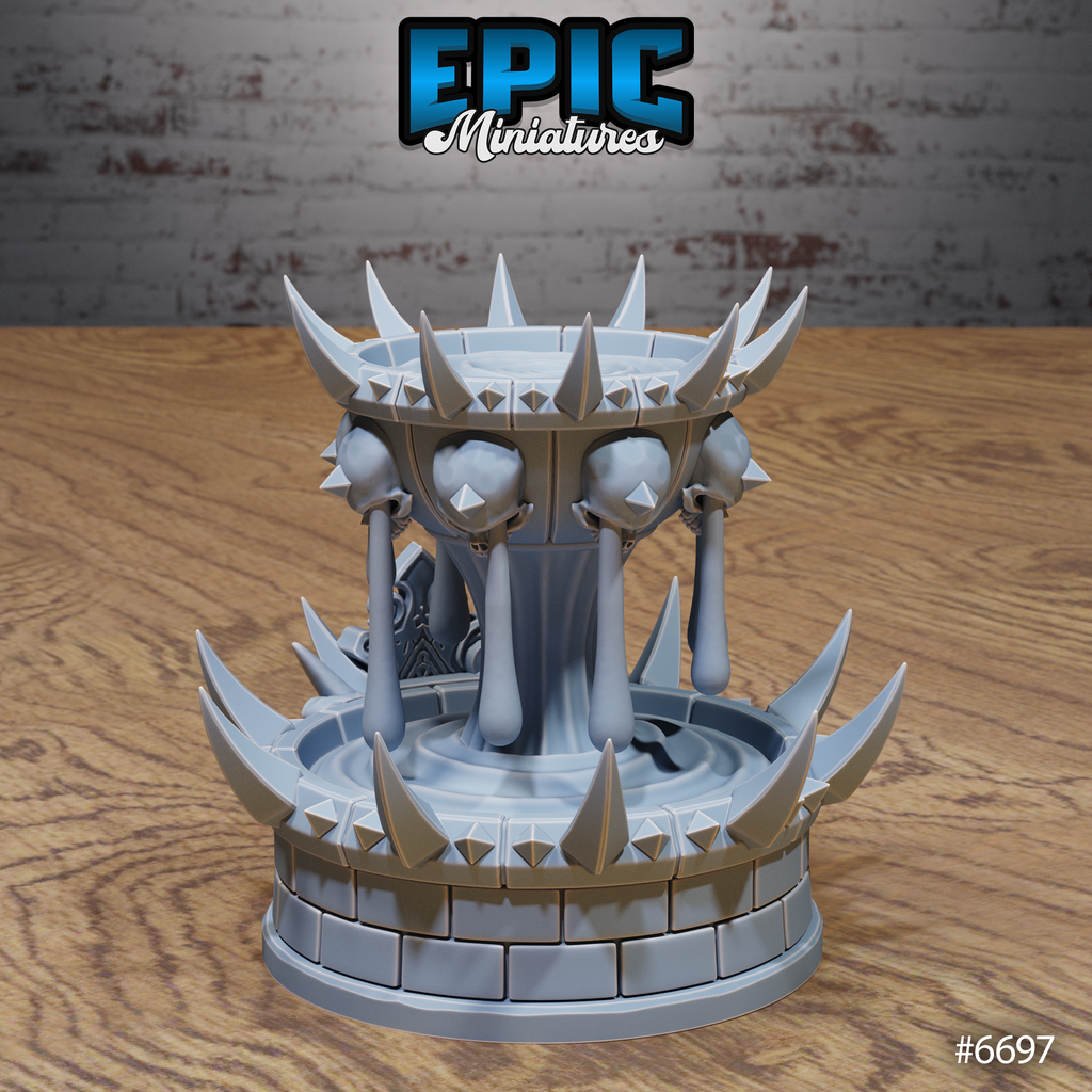 #6697a - Figurine Lich Crypt Environment en résine pour JDR