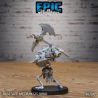 #6704 - Evil Skeleton Attack resin miniature for RPG