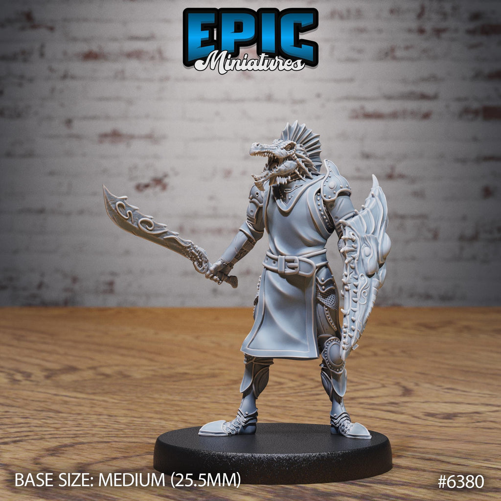 Figurine JDR Green Dragonspawn pour jeu de rôle - Imprimée en résine - Échelle 32mm - Epic Miniature