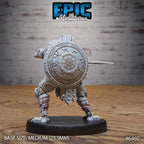 #6460 - Figurine Dragonborn Warrior Stance en résine pour JDR (Copie)