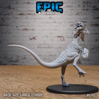 Figurine JDR Raptor pour jeu de rôle - Imprimée en résine - Échelle 32mm - Epic Miniature