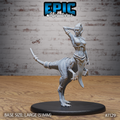 #7129 - Figurine Raptor Centaur Female en résine pour JDR