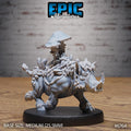 #6762 - Mushroom Boar TTRPG miniature for role-playing games - Resin printed - 32mm scale - Epic Miniature