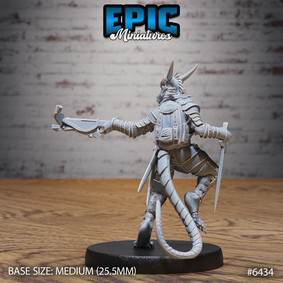 #6434 - Figurine Kobold Vagabond Shooting en résine pour JDR
