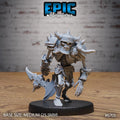 #6705 - Evil Skeleton Attack resin miniature for TTRPG