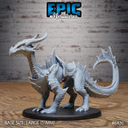 Figurine JDR Emerald Guard Drake pour jeu de rôle - Imprimée en résine - Échelle 32mm - Epic Miniature